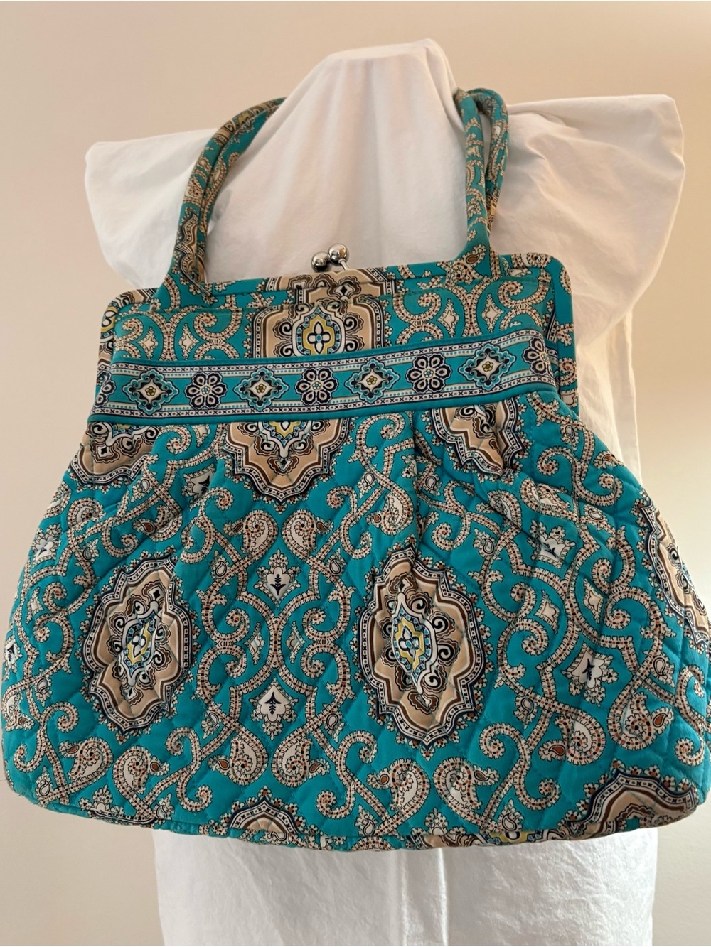 Vera Bradley “Totally Turquoise “ Shoulder Bag